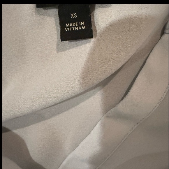 Ann Taylor Factory Powder Blue Blouse Office Workwear Top XS - Picture 2 of 4